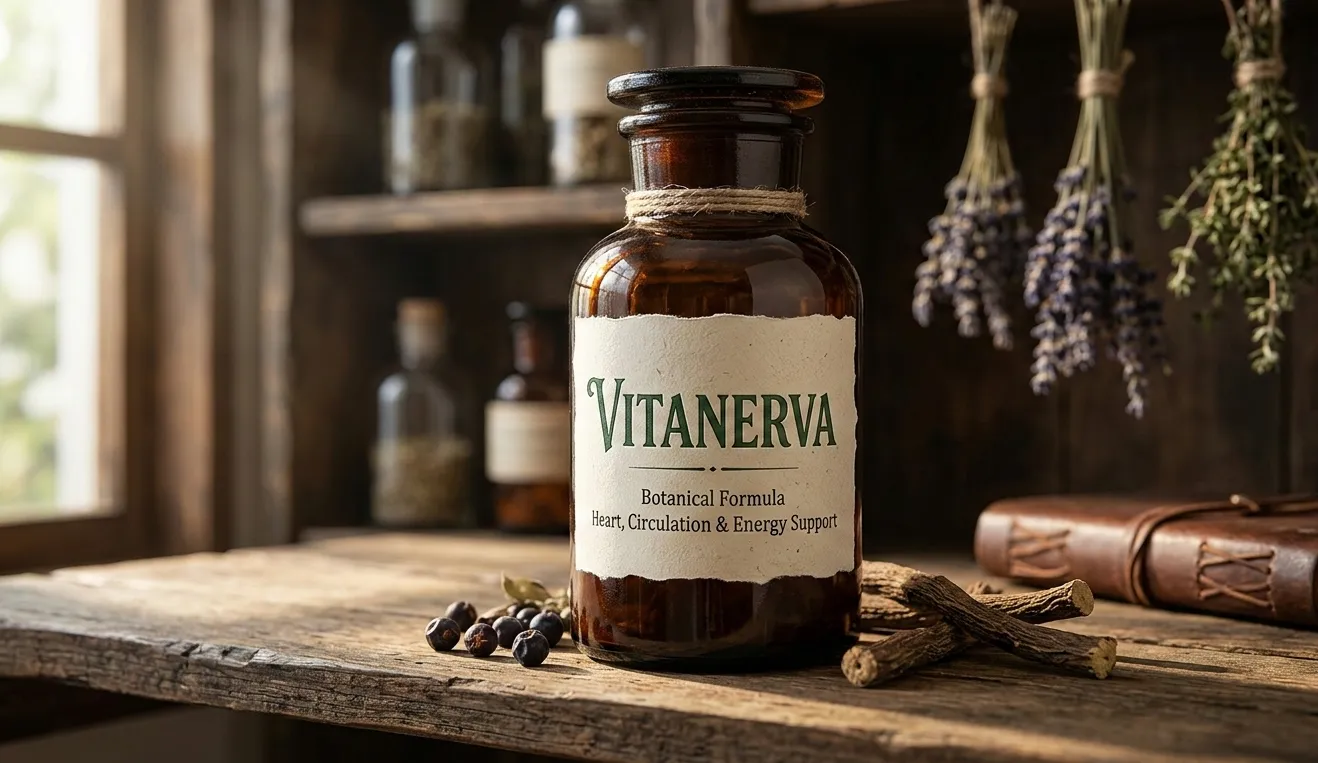 Vitanerva premium plant-based complex bottle
